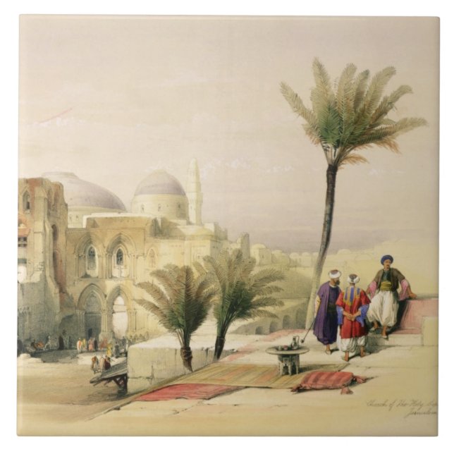 Carreau Église de la tombe sainte, Jérusalem, plat 11 (Devant)