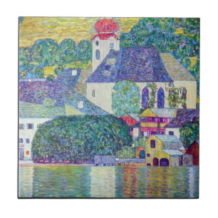 Carreau Église de St Wolfgang par Gustav Klimt