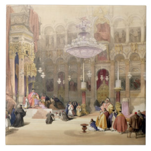 Carreau Église grecque de la tombe sainte, Jérusalem, av