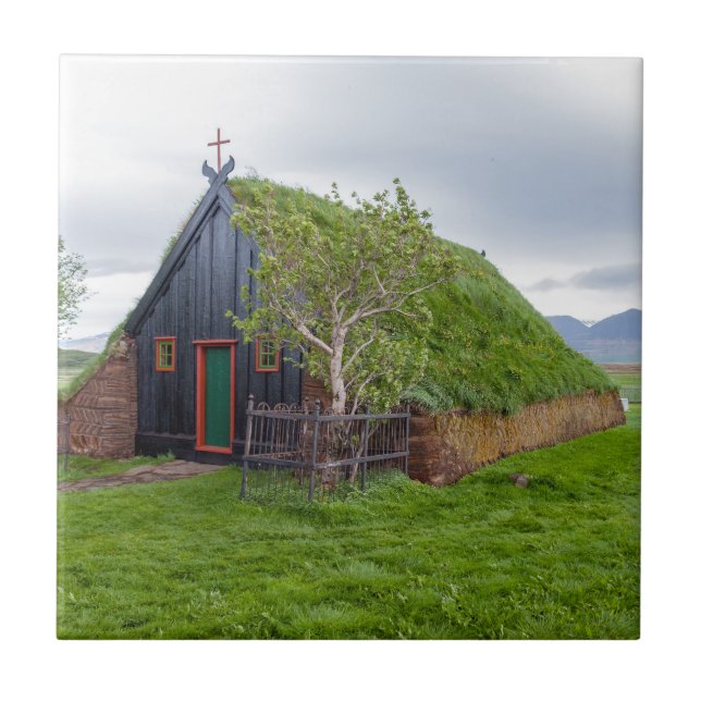 Carreau Eglise Vidimyri Turf dans le nord de l'Islande (Devant)