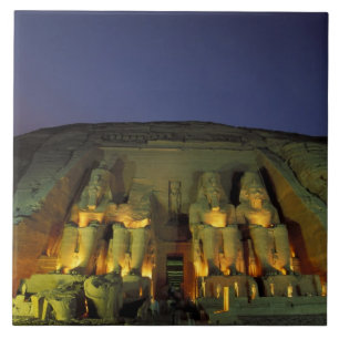 Carreau Egypte, Abu Simbel, personnages colossaux de Ramsè