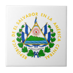 Carreau El Salvador pays blason armoiries symbole emblème