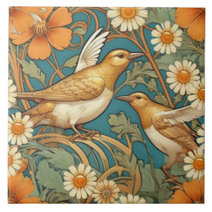 Carreau Élégant carrelage décoratif en céramique Songbird