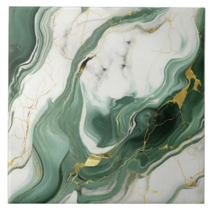 Carreau Elégant carrelage Emerald & Gold Vein