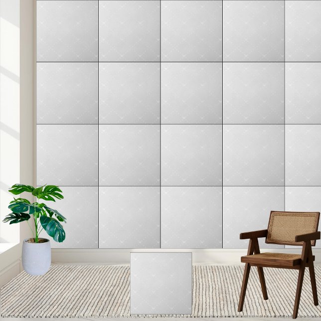 Carreau Elégant Carrelage en céramique Motif Coeur Blanc (Elegant White Heart Pattern Ceramic Tile)
