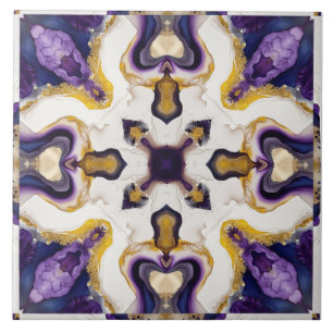 Carreau Élégant carrelage pourpre Kaleidoscope