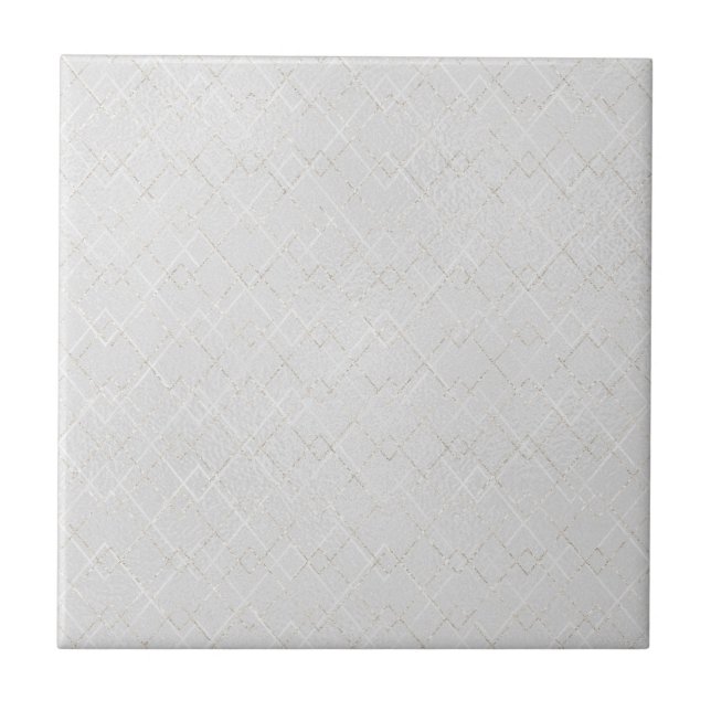 Carreau Elégant Jacquard gris clair Motif Carrelage en cér (Devant)