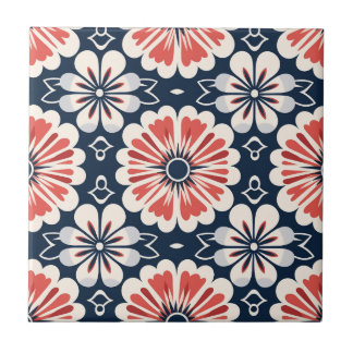 Carreau Élégant japonais Kimono motif floral Carrelage