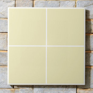 Carreau Élégant Jaune pâle À damiers moderne et minimalist