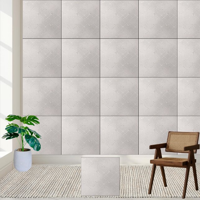 Carreau Elégant Pearl White & Gold Parties scintillant Dia (Elegant Pearl White & Gold Glitter Diamond Ceramic Tile)