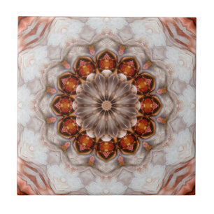 Carreau Elégant Rose en plumes Florales Gold Carrelage géo