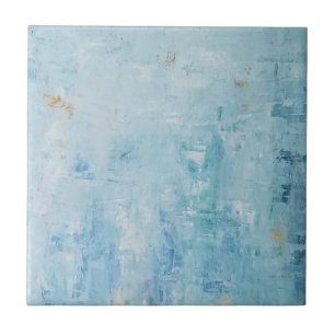 Carreau Elégante Pierre Bleue et Or