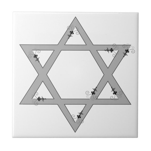 Carreau elegent star of david (Devant)