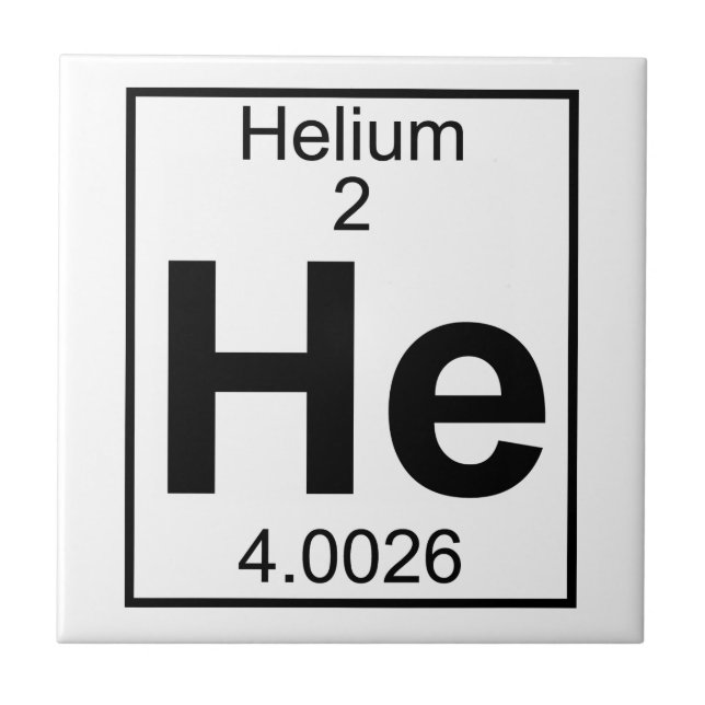 Carreau Élément 002 - He - Hélium (Complet) (Devant)