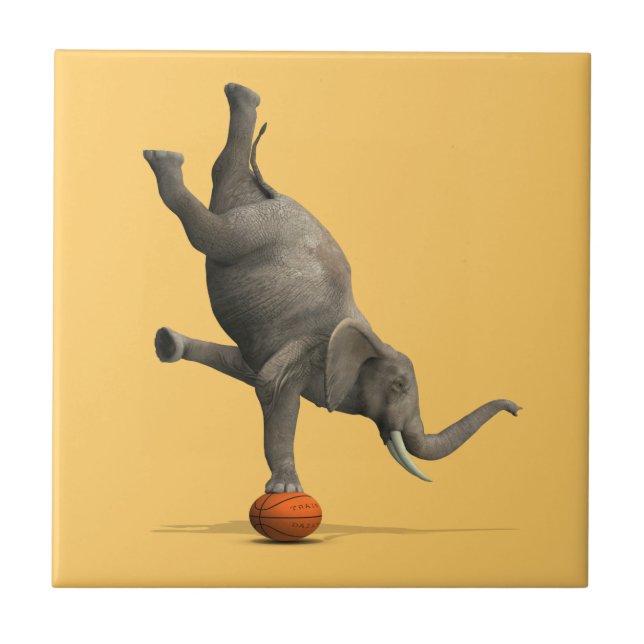 Carreau Eléphant artistique (Devant)