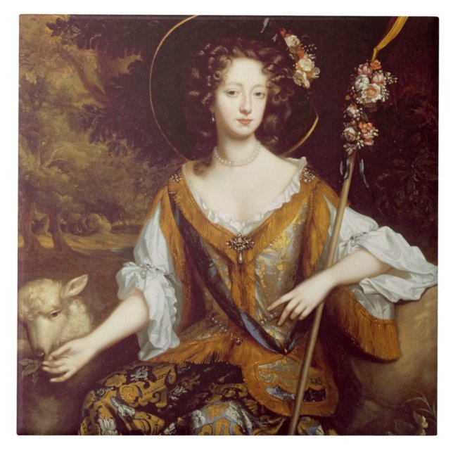 Carreau Elizabeth Jones, comtesse de Kildare, c.1684 (Devant)