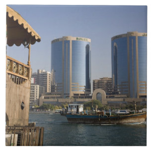 Carreau Emirats Arabes Unis, Dubaï, Dubaï Creek. Chaîne