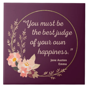 Carreau Emma De Jane Austen Citation I - Style Cute