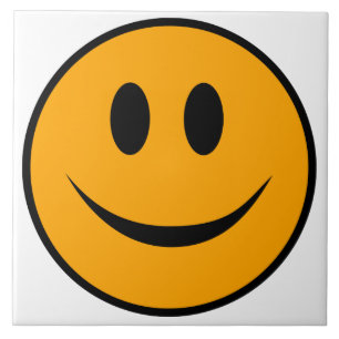 Carreau Emoji du visage souriant