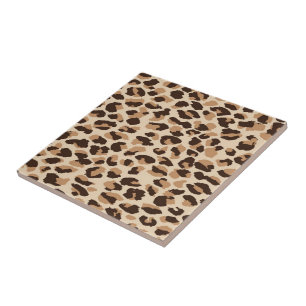 Carreau Empreinte de léopard de mosaïque de trivet