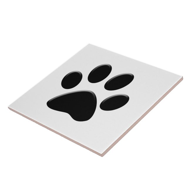 CARREAU EMPREINTE DE PATTE DE CHIENCHIEN (Côté)