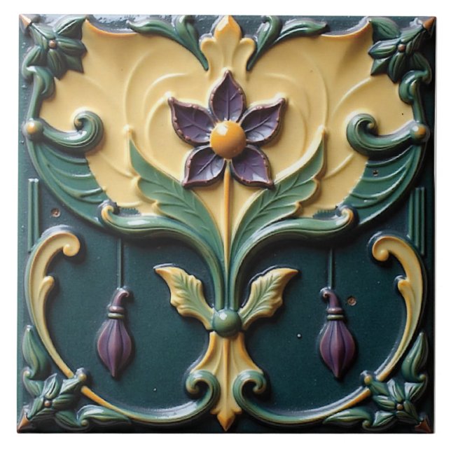 Carreau Empress floral (Devant)