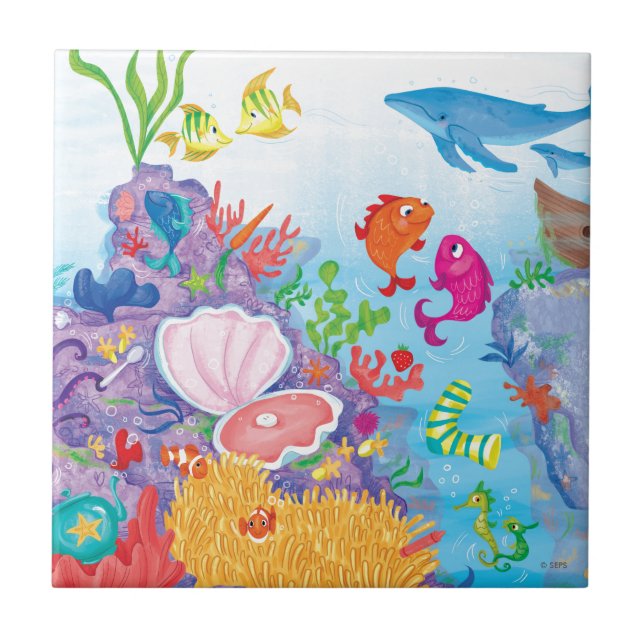 Carreau En Bas Dans L'Océan (Devant)