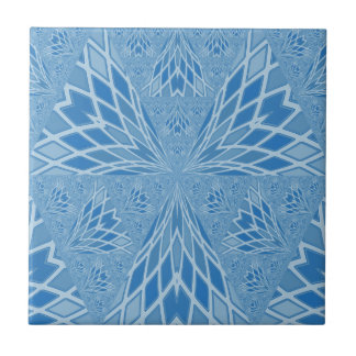 Carreau en céramique abstrait Blue Bird