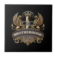 Carreau en céramique de la Brotherhood Cigar Compa