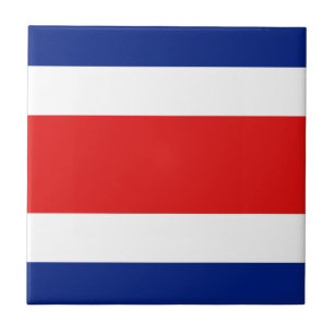 Carreau en céramique Drapeau du Costa Rica