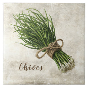 Carreau en céramique faux Herbes Épices Rustique C