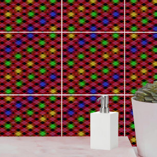 Carreau en vichy vérifier le Motif multicolore