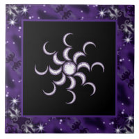 Enfant mauve lune