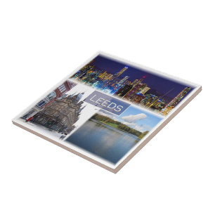 Carreau ENG018 LEEDS, Yorkshire, Angleterre, Europe,