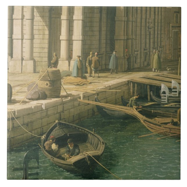 Carreau Entrée au canal grand : Regardant occidental, (Devant)