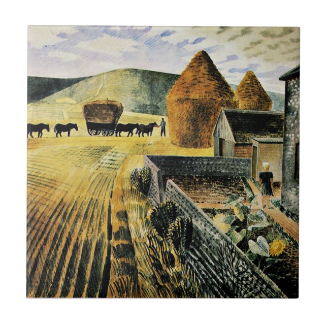 Carreau Eric Ravilious - Furlong (Devant)