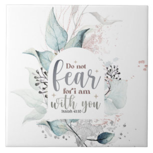 Carreau Ésaïe 41:10 Ne crains pas que je sois avec vous, B