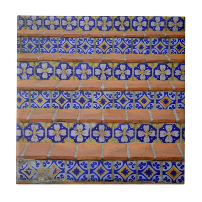 Carreau Escaliers de mosaïque (Devant)