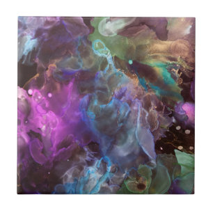 Carreau Espace Art Abstrait coloré Nebula