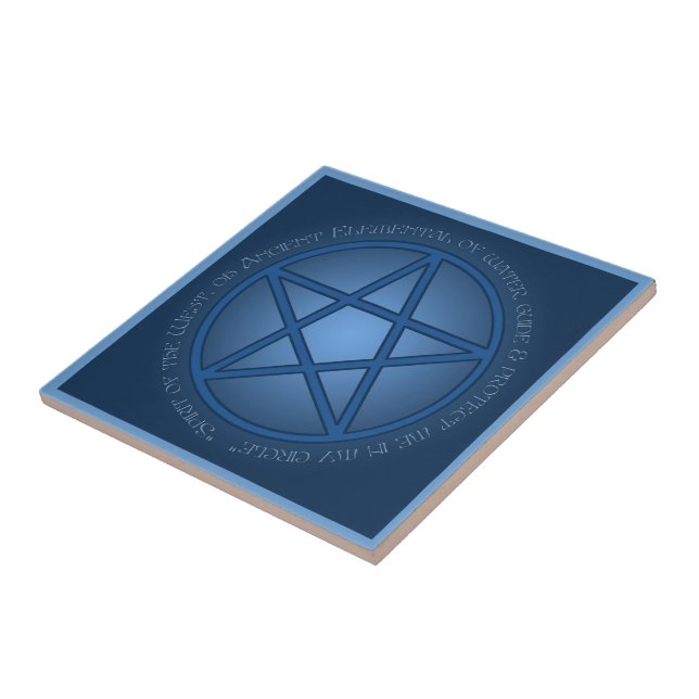 Carreau Esprit d'eau Pentacle Altar (Côté)