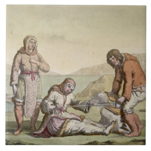 Carreau Esquimaux, 1817 (gravure de couleur)
