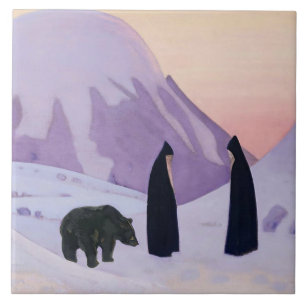 Carreau « Et nous ne craignons pas » de Nicholas Roerich