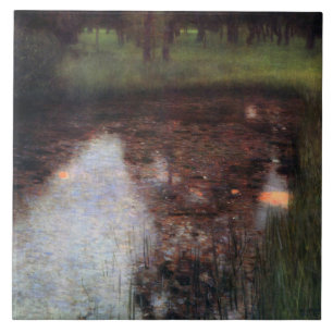 Carreau Etang de calme sur le terrain du Château de Kammer