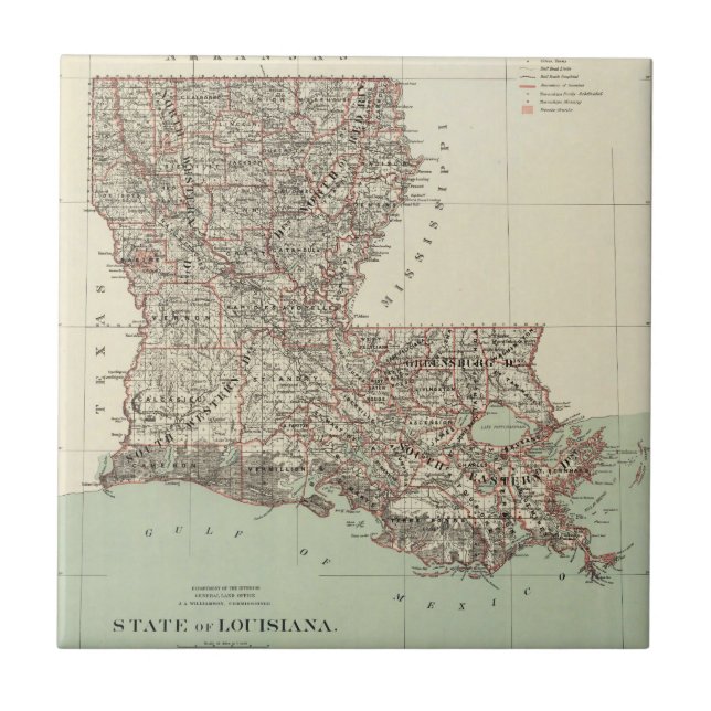 Carreau État de la Louisiane (Devant)