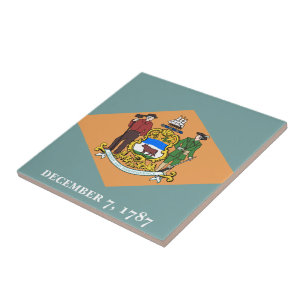 Carreau État du drapeau du Delaware