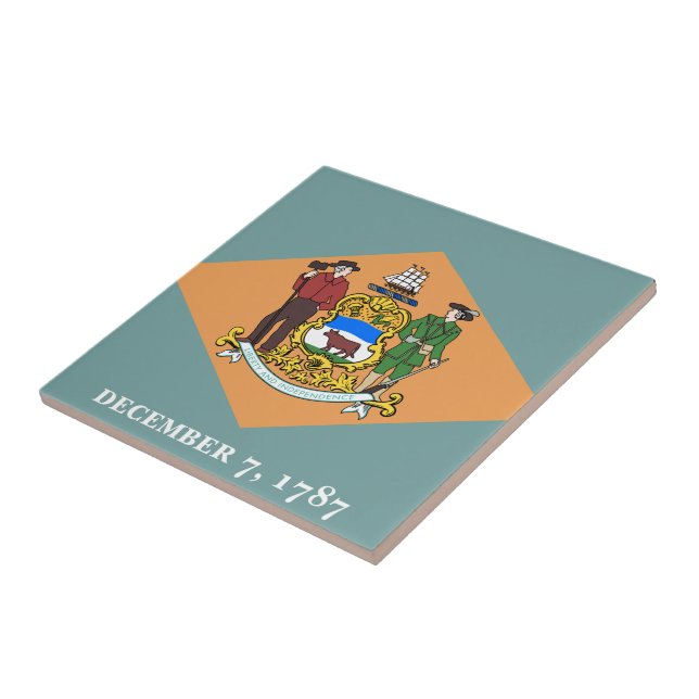 Carreau État du drapeau du Delaware (Côté)