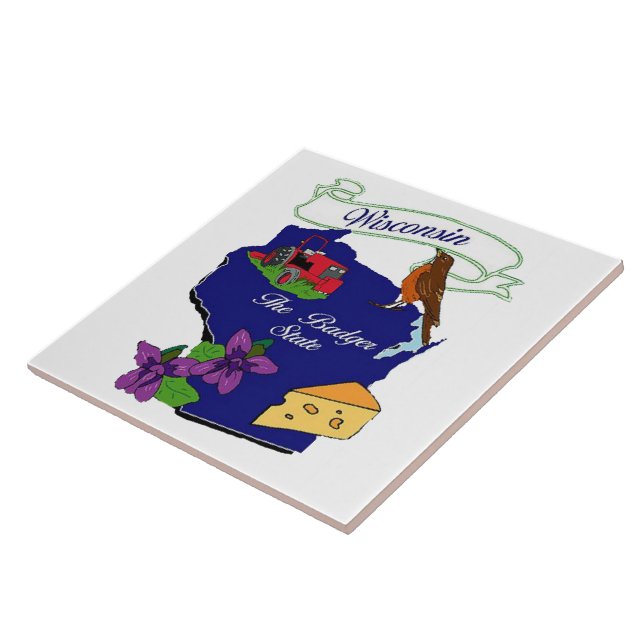 Carreau État du Wisconsin (Côté)