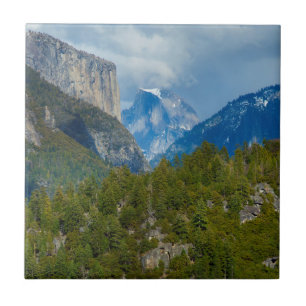 Carreau États-Unis, Californie. Vue de Half Dome dans Yose