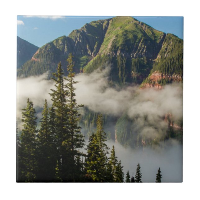 Carreau États-Unis, Colorado, Montagnes de San Juan. Éclai (Devant)