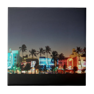 Carreau États-Unis, Floride, Miami Beach, Ocean Drive, Art